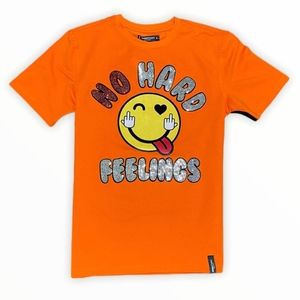 Rokustudio Rhinestone "No Hard Feelings" T-shirt